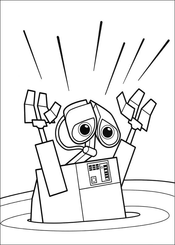 Kids-n-fun.com | 59 coloring pages of Wall e